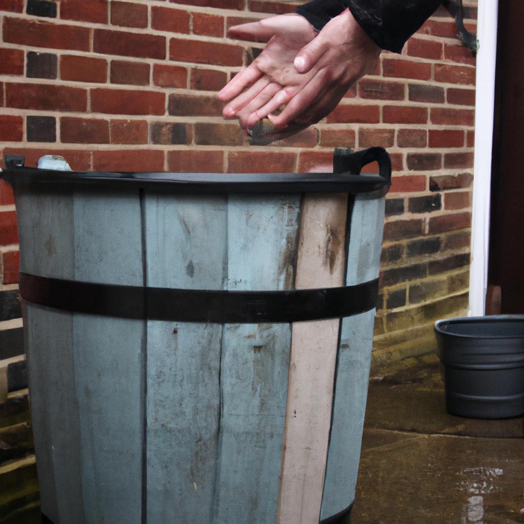 Collecting and using rainwater is a sustainable way to conserve water