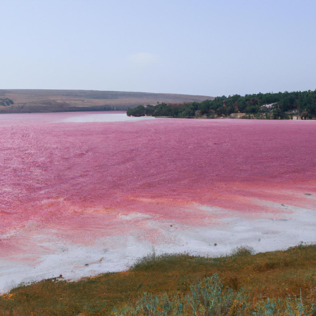 The unexpected color of this lake water has drawn the attention of scientists and tourists alike.