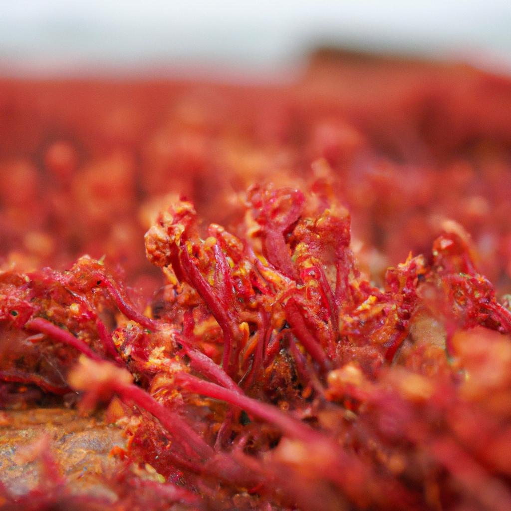 The beautiful red plant species found on China's beach