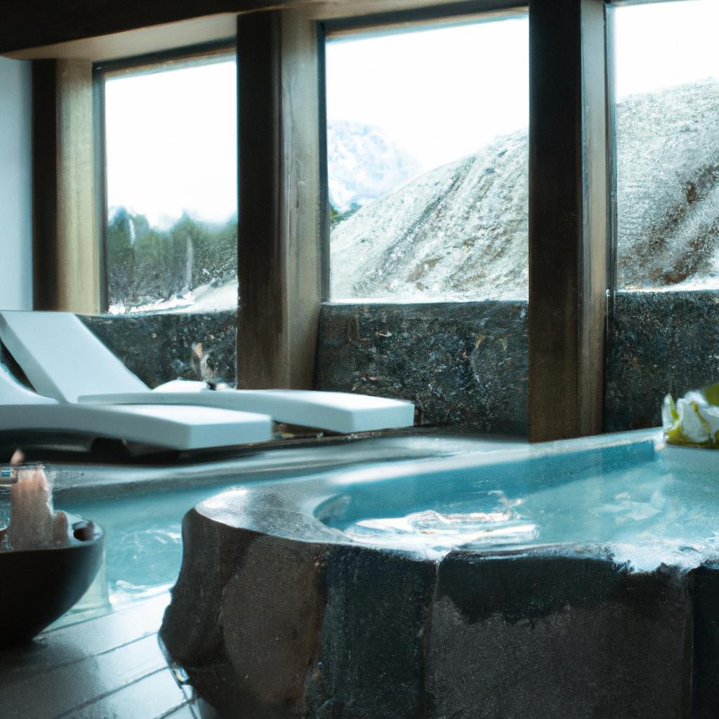 The hotel's spa offers a variety of treatments using natural ingredients