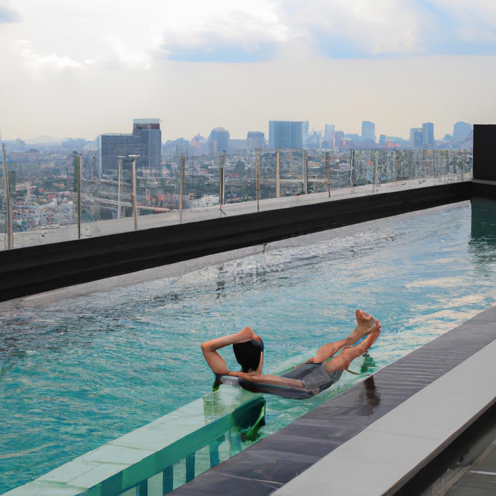 Take a dip in the rooftop pool of Notel Hotel for a refreshing and relaxing experience.