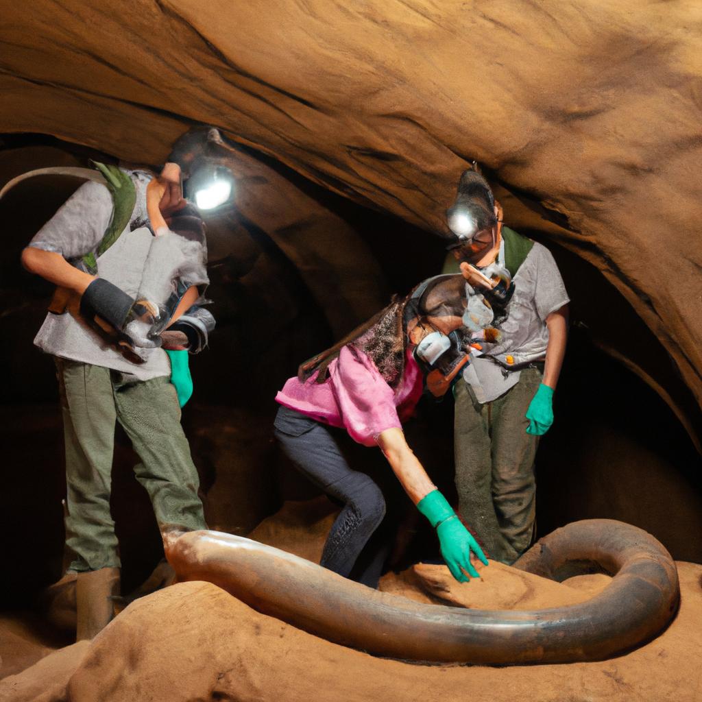 Exploring the hidden world of giant snakes underground