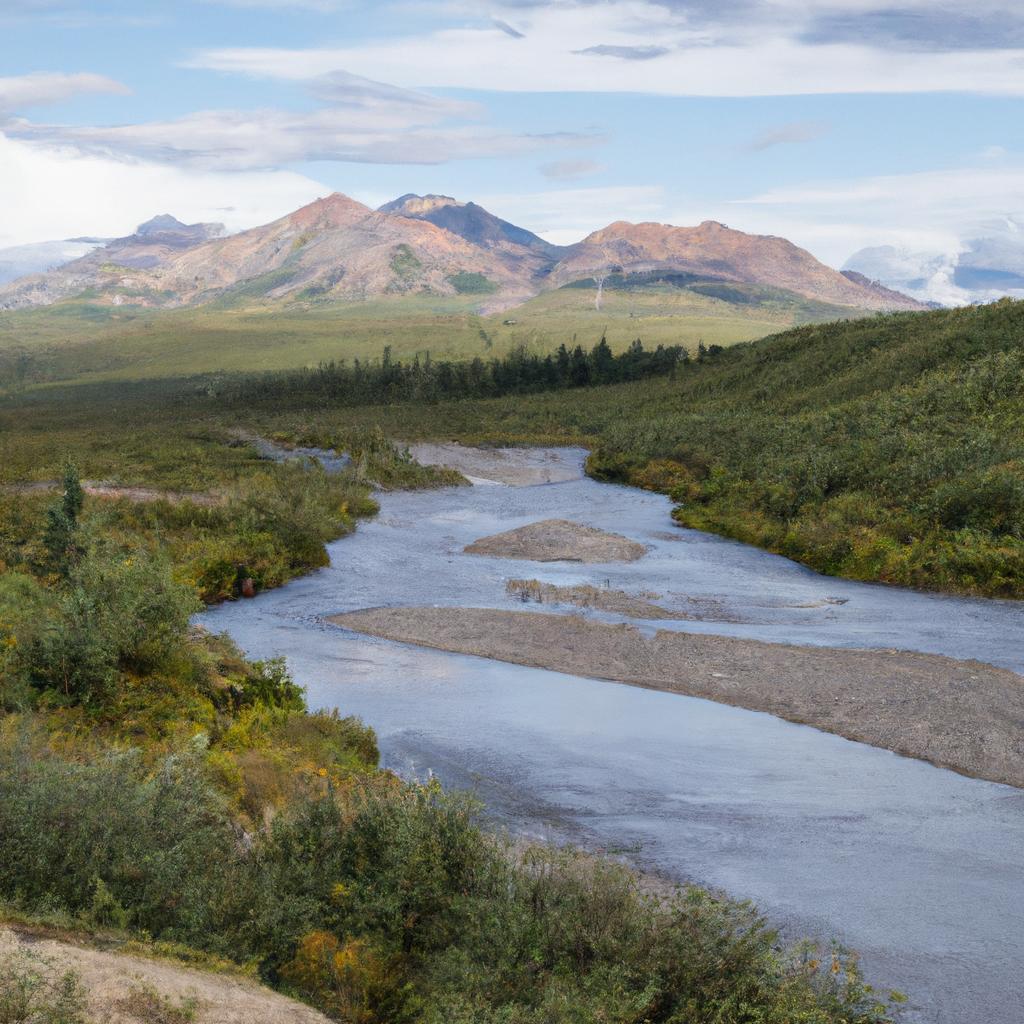 The rivers and streams of Denali National Park provide a serene escape from the hustle and bustle of everyday life