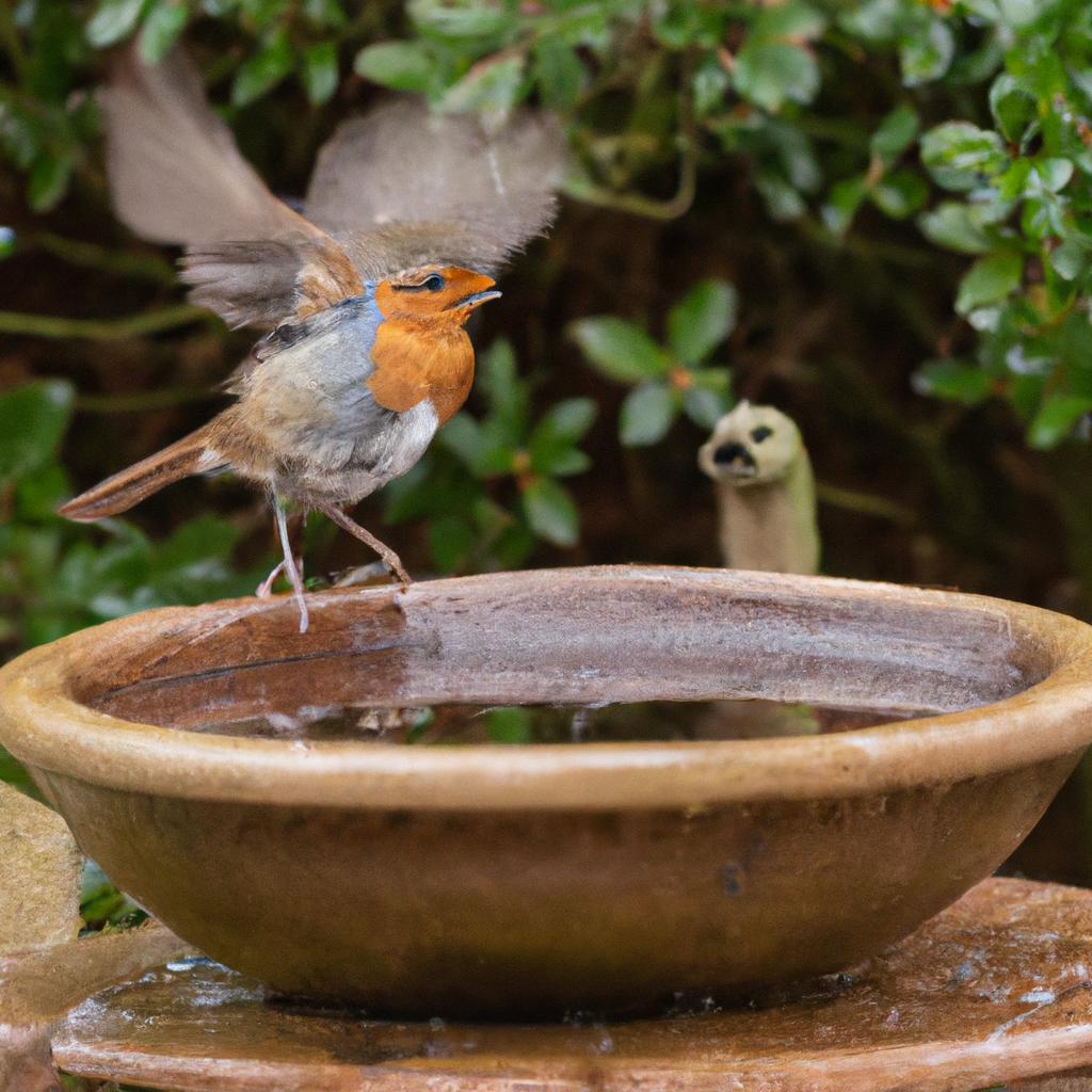 Birdbaths are a great way to attract and care for garden birds
