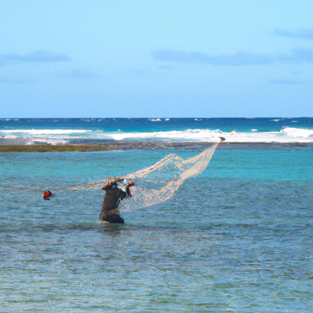 Fishing is a popular activity for locals and tourists alike on Robinson Island Hawaii