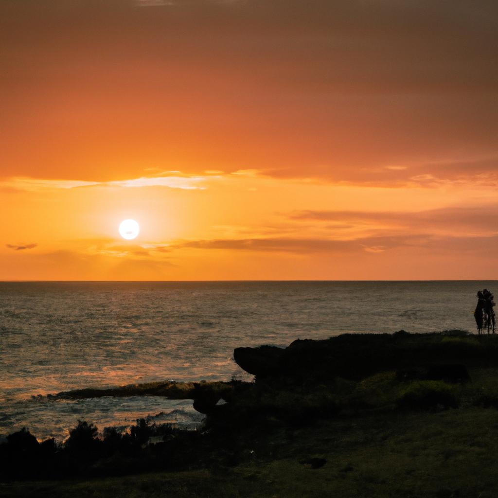 The sunsets on Robinson Island Hawaii are a magical experience, perfect for a romantic getaway