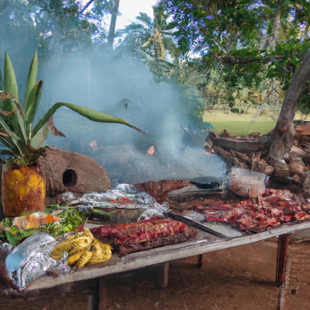 Experience the taste of Hawaii with a traditional feast on Robinson Island Hawaii