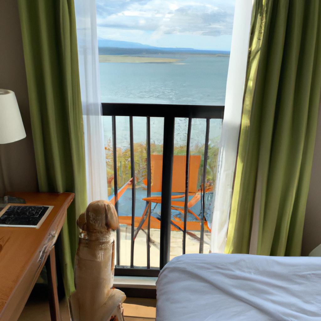 Wake up to a stunning view with your pet in this pet-friendly room