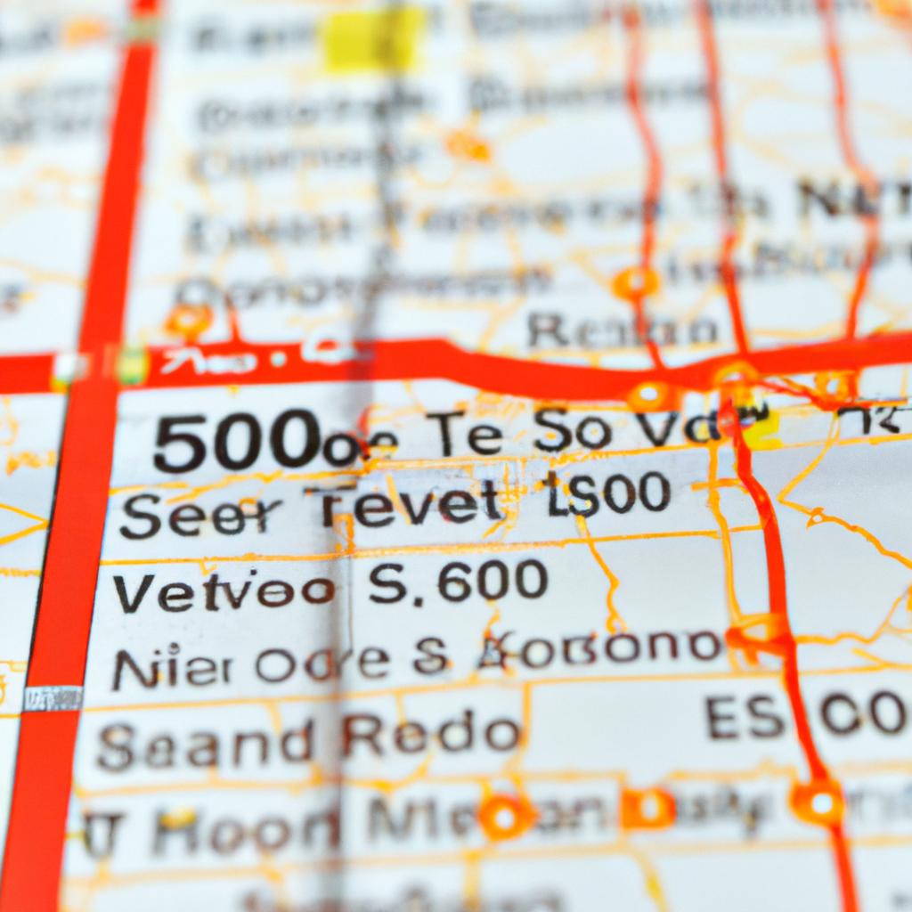 The Route 50 Nevada map with must-see destinations