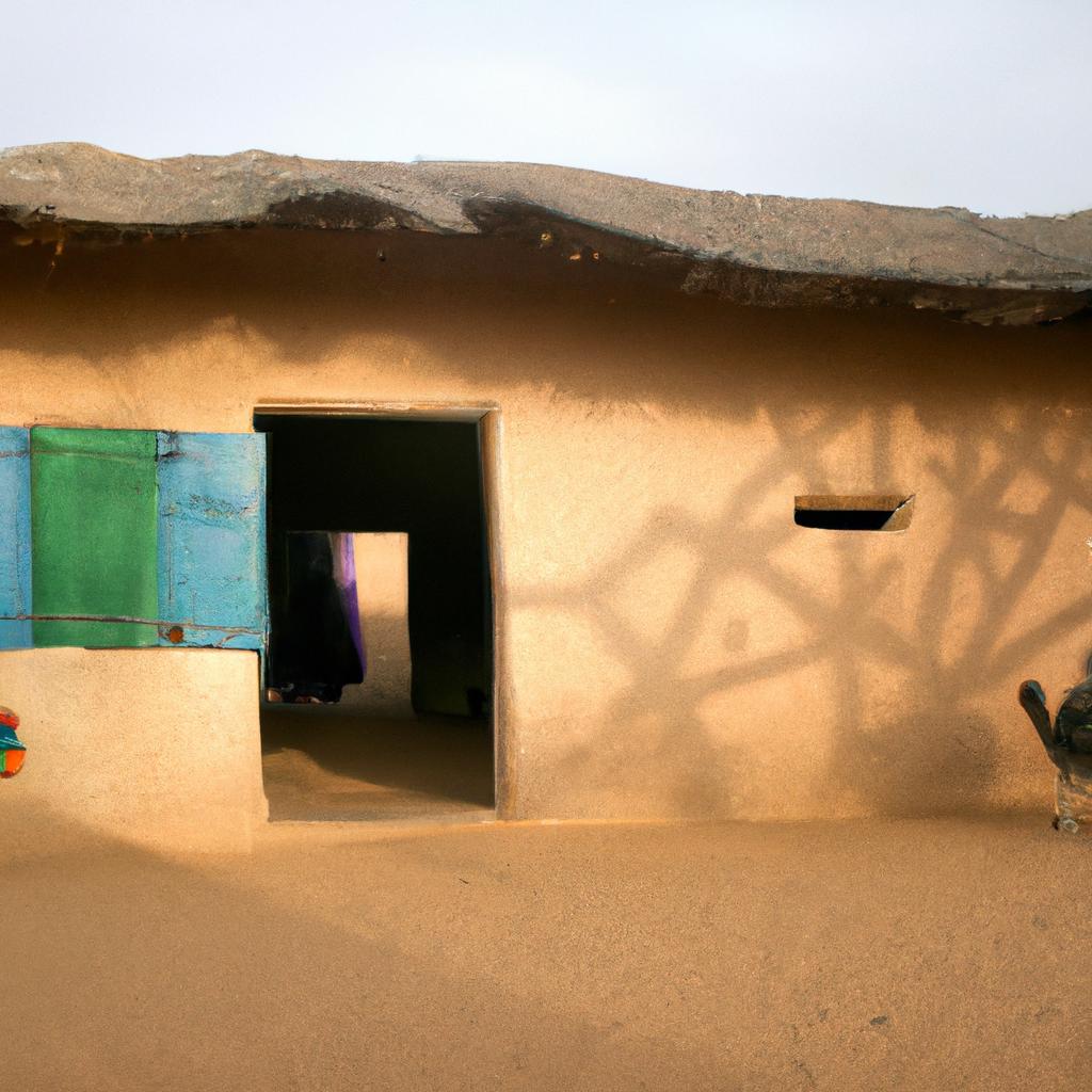 Rustic Burkinabe house