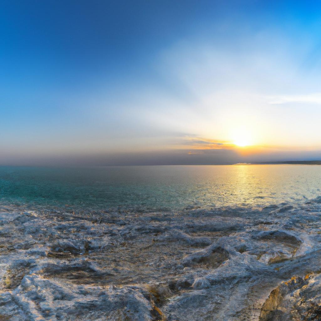 Salt Beach Dead Sea