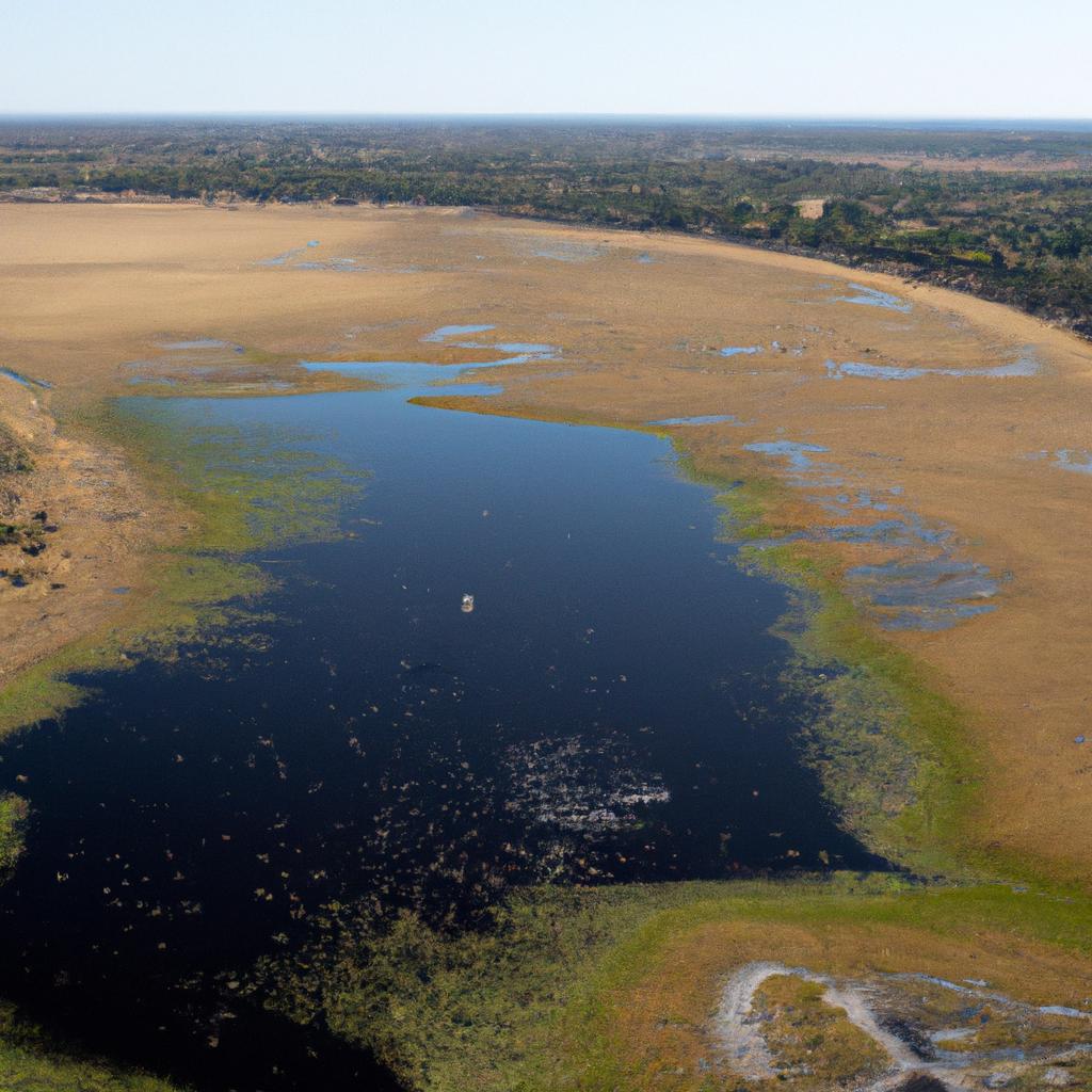 Take to the skies and witness the breathtaking beauty of Okavango Delta from above.