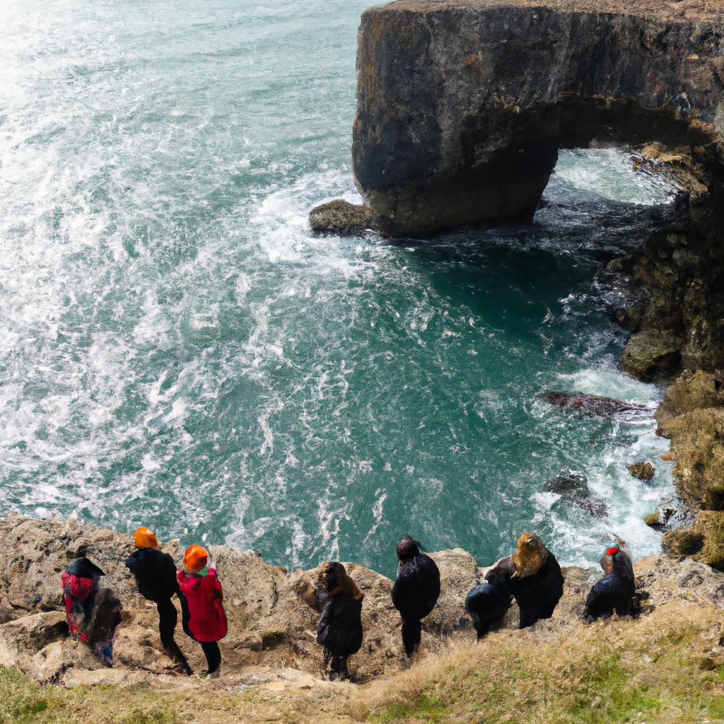 Thor's Hole offers breathtaking views from all angles, including from the top of the surrounding cliffs.