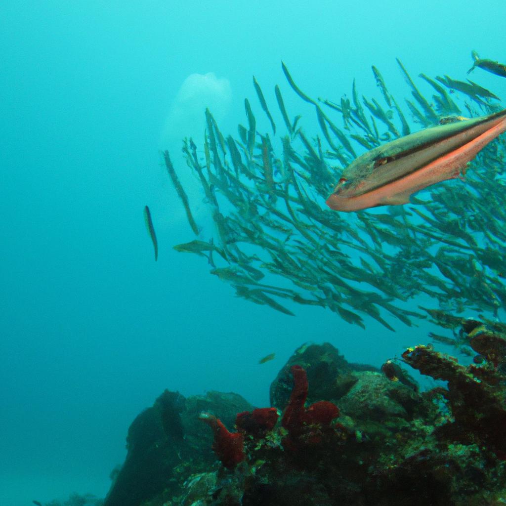 The underwater finger of death is a top predator in the ocean.