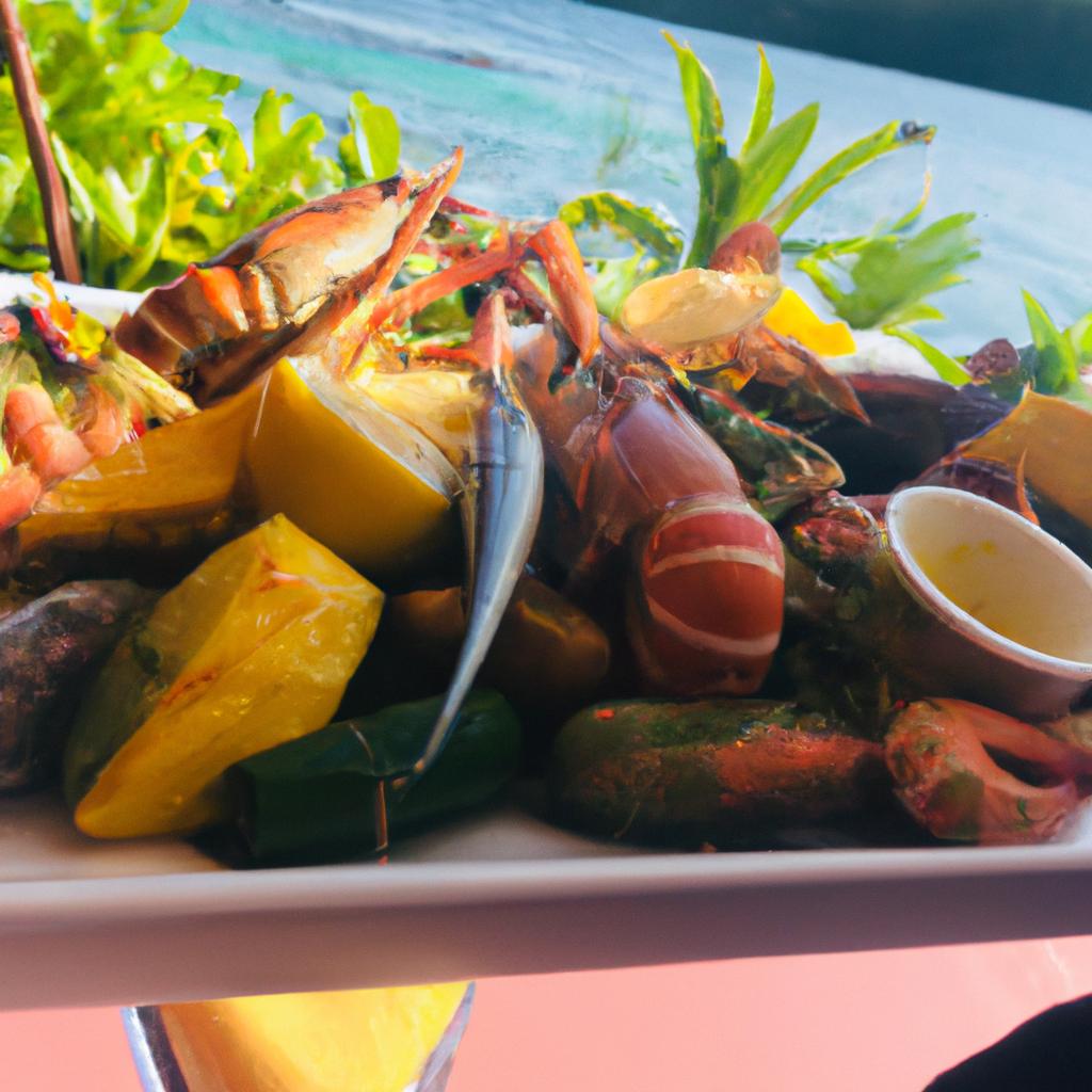 Savor the fresh catch of the day with a delicious seafood platter at one of the island's many seafood restaurants.