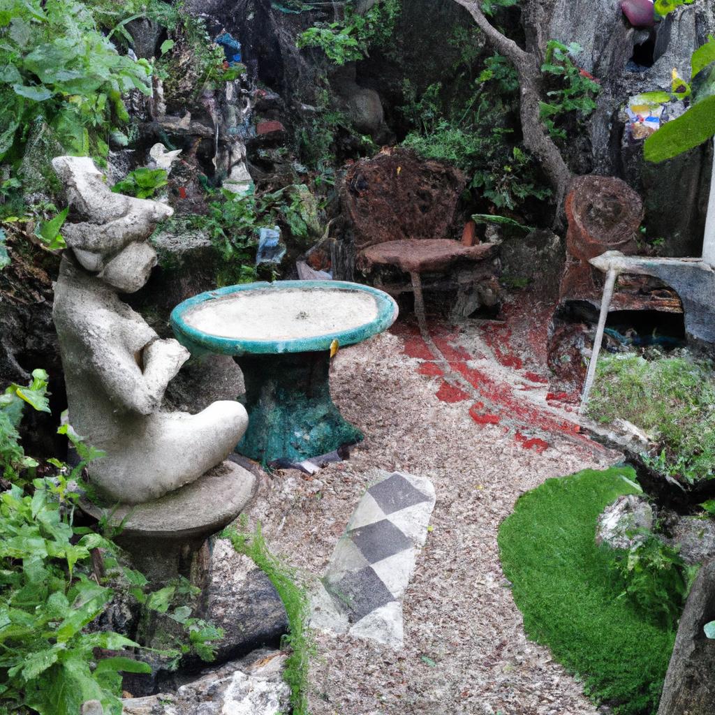 Even with all the visitors, Tarot Garden still manages to provide a sense of peace and tranquility.