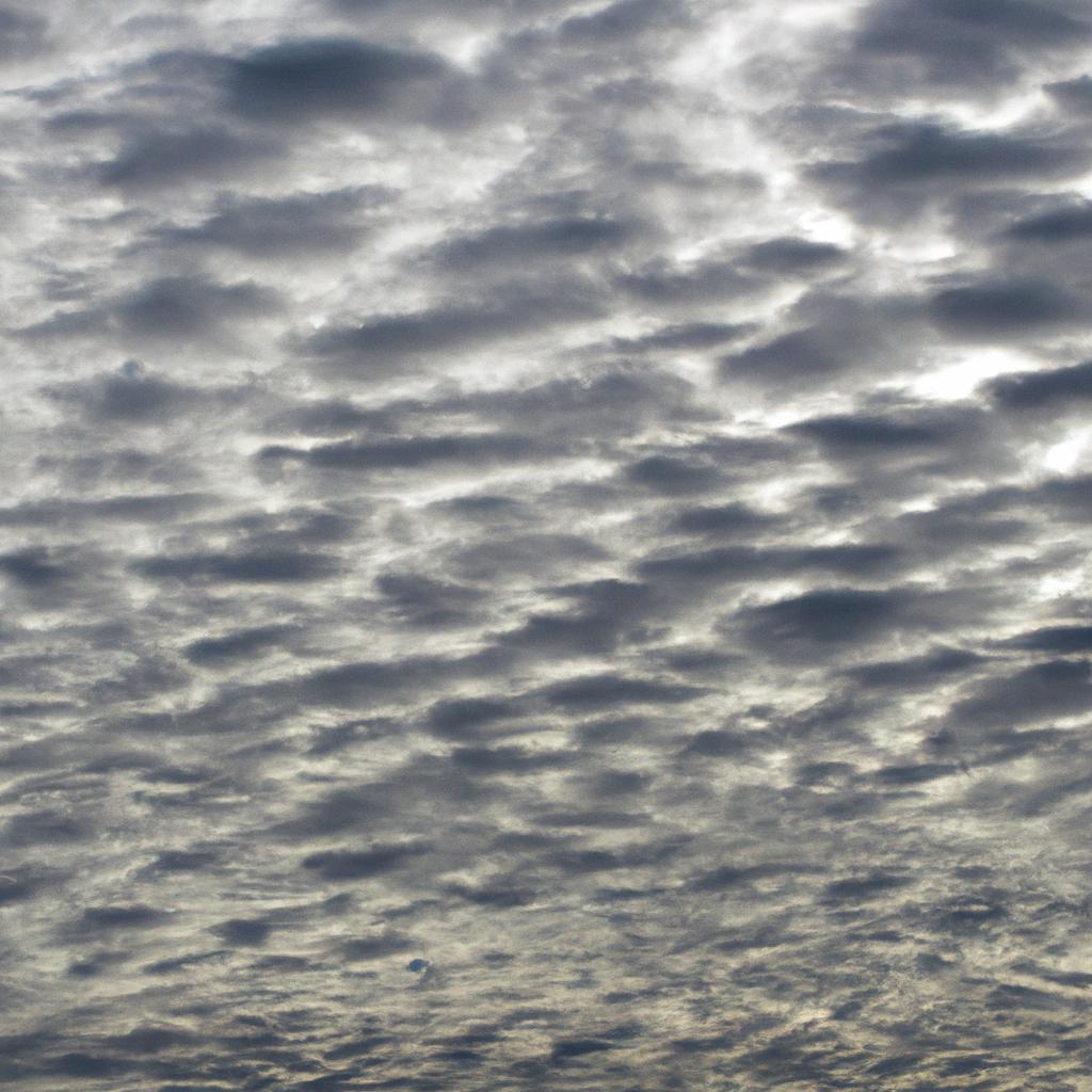 The soft, cotton-like textures of stratocumulus clouds create a peaceful and serene atmosphere.