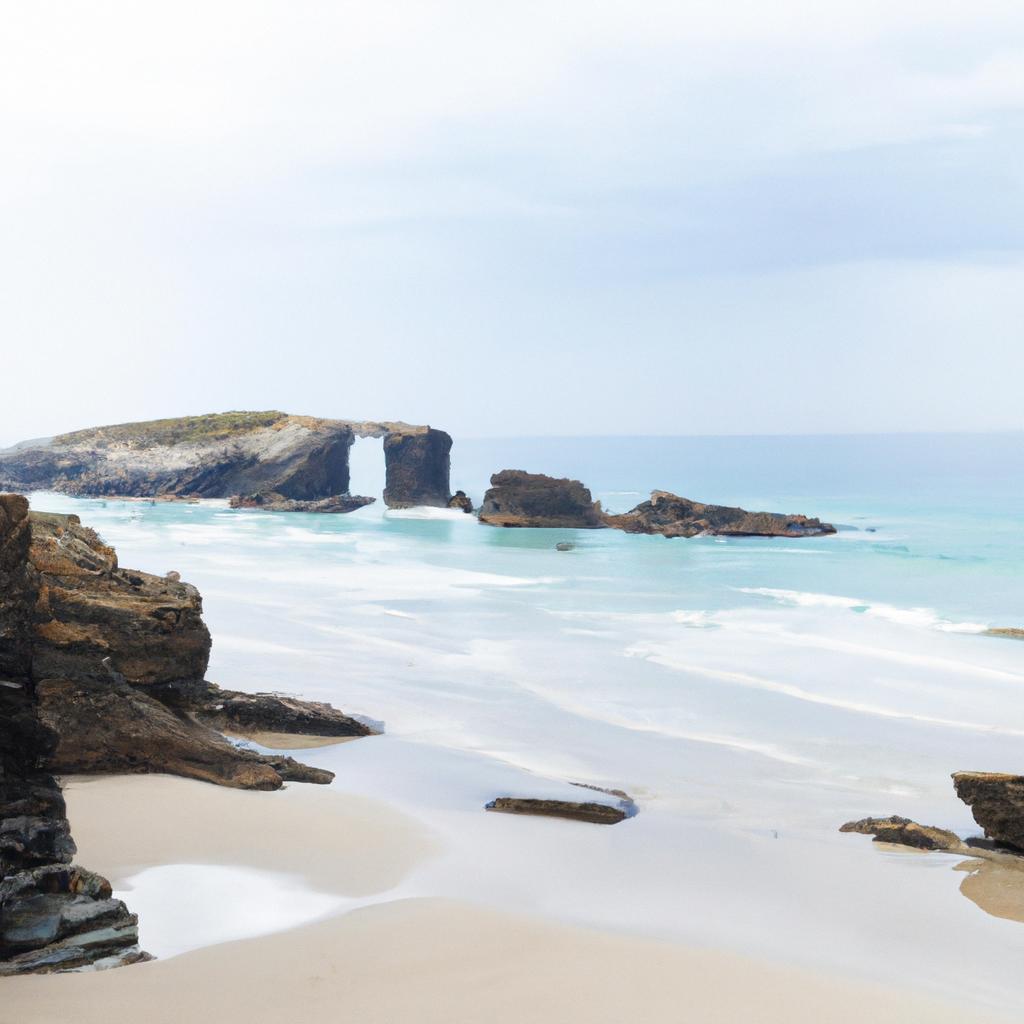 The tranquil beauty of Playa de Catedrales