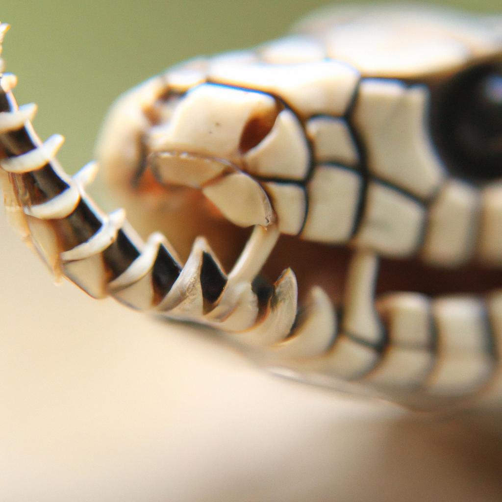 Despite their scary appearance, these snakes are not venomous and pose no threat to humans