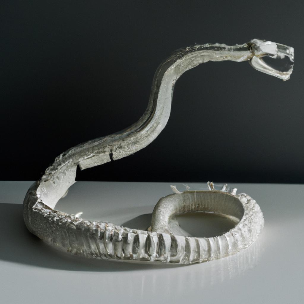 Snake skeletons have been used in cultural and artistic expressions throughout history.