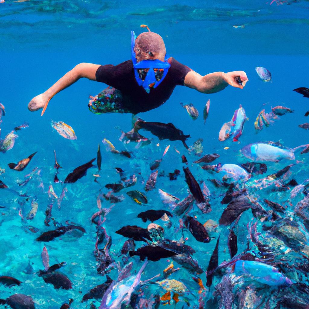 Get up close and personal with the marine life of the Great Barrier Reef through snorkeling