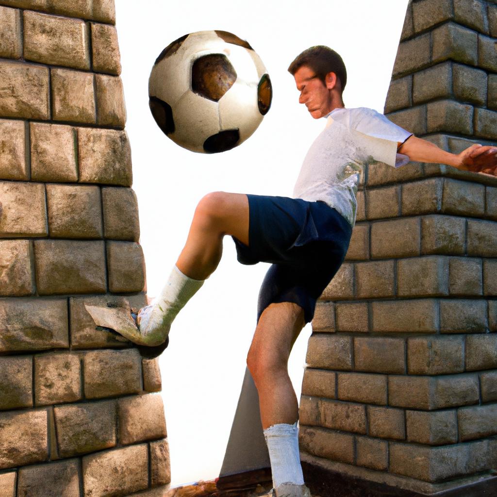 This soccer trick shot is a work of art!