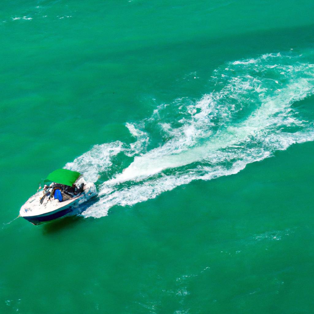 Feel the wind in your hair and the sun on your skin as you speedboat through the pristine waters of Belize Barrier Reef