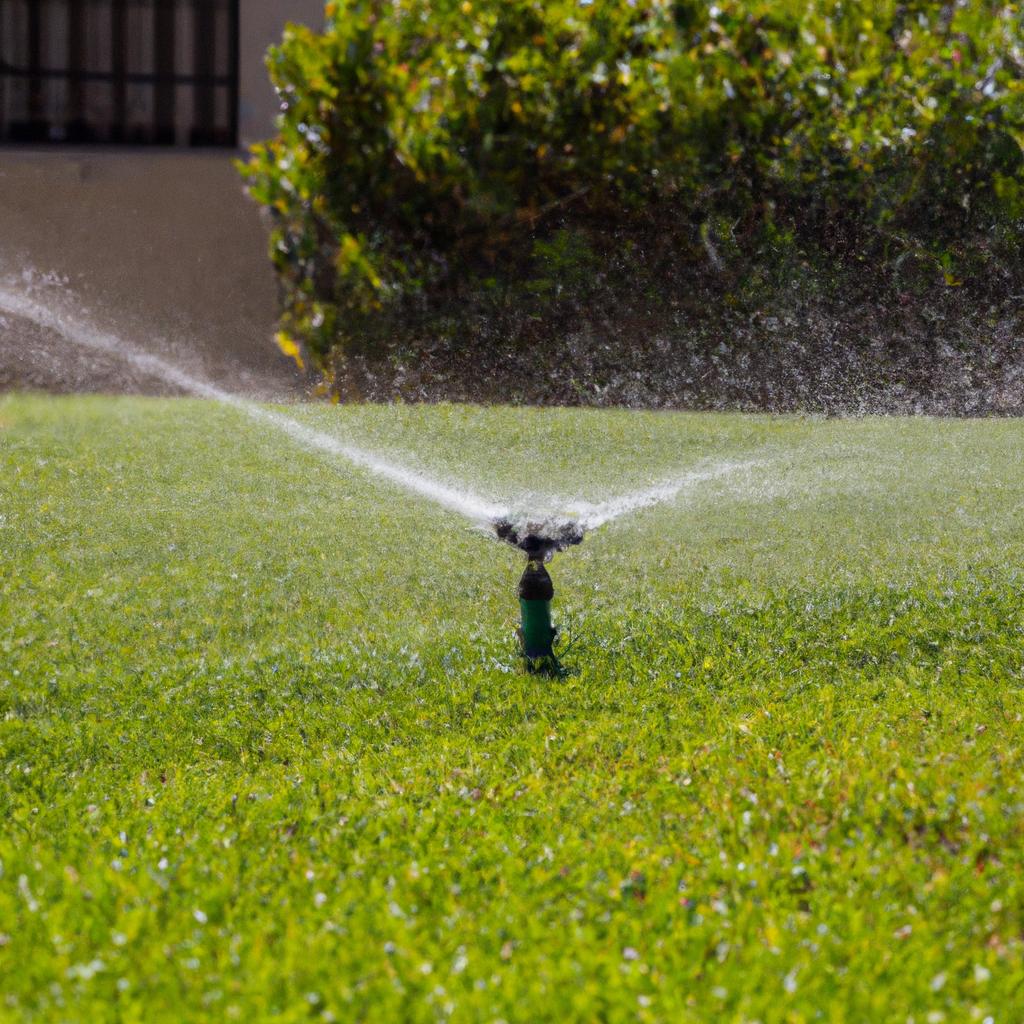 Sprinkler irrigation systems are ideal for large areas and can be programmed for timed watering