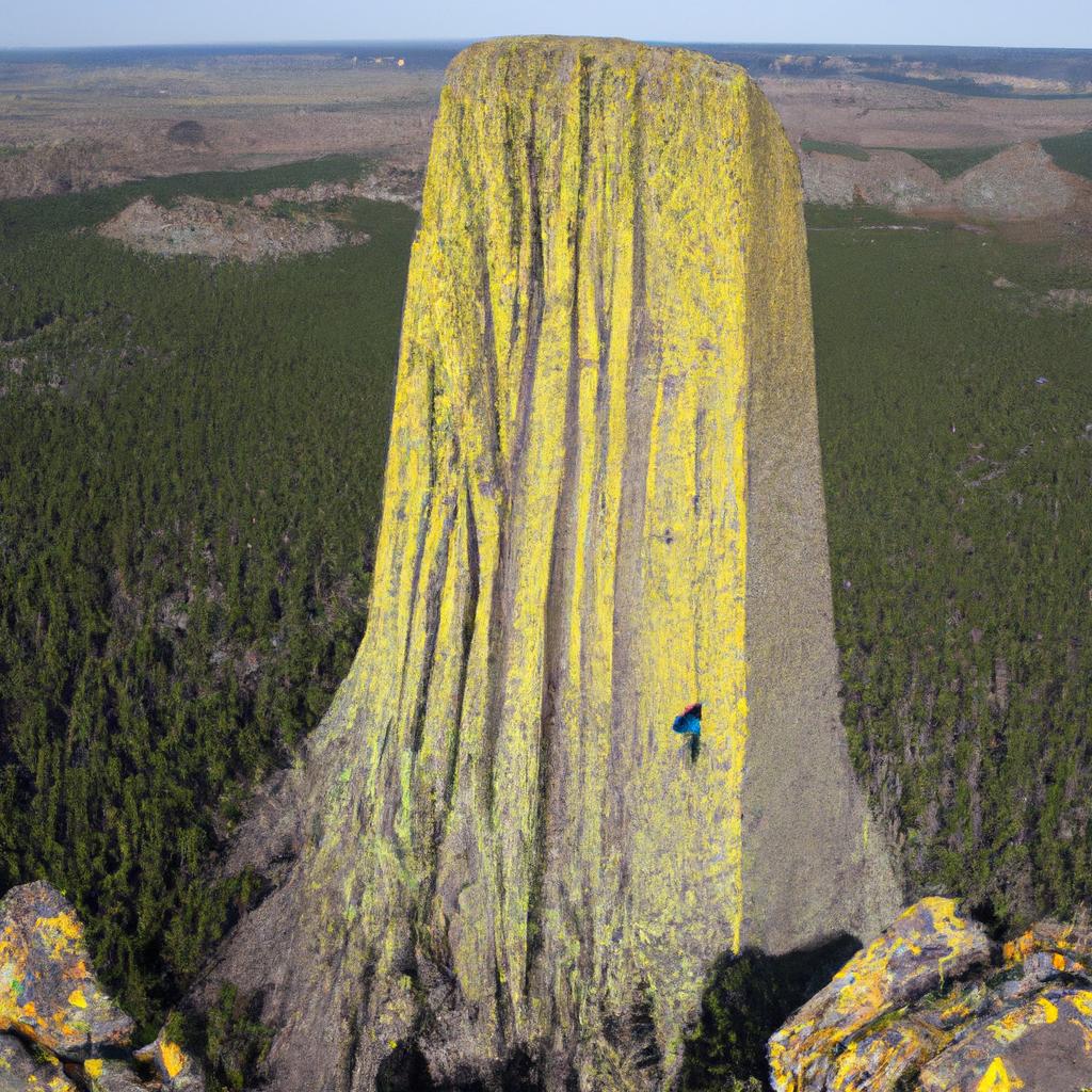 Standing on top of the Devils Tower Basalt is an exhilarating experience
