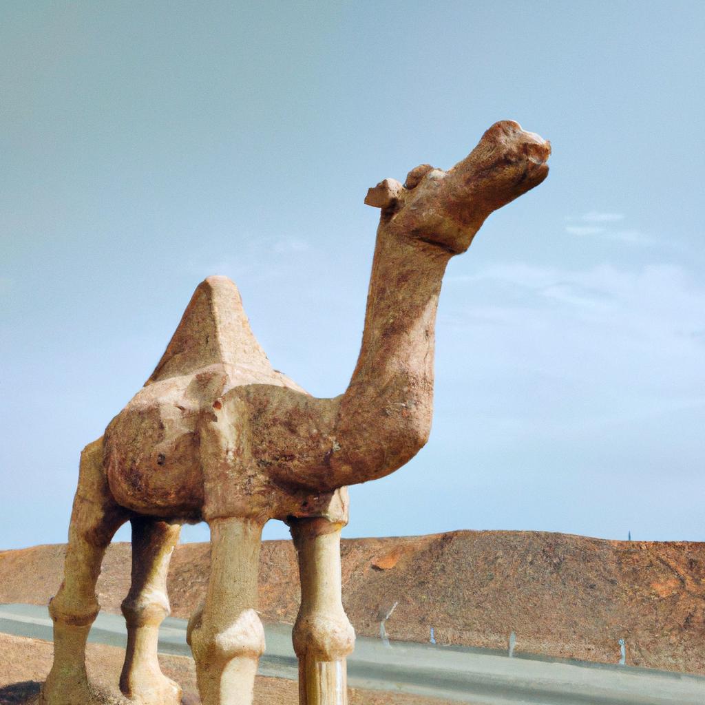 Statue In The Desert