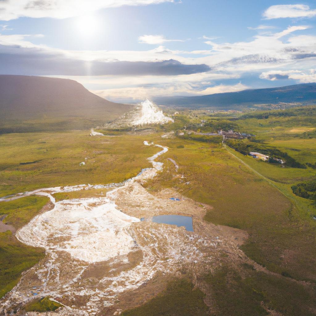 See the Great Geysir from a whole new perspective with this aerial shot