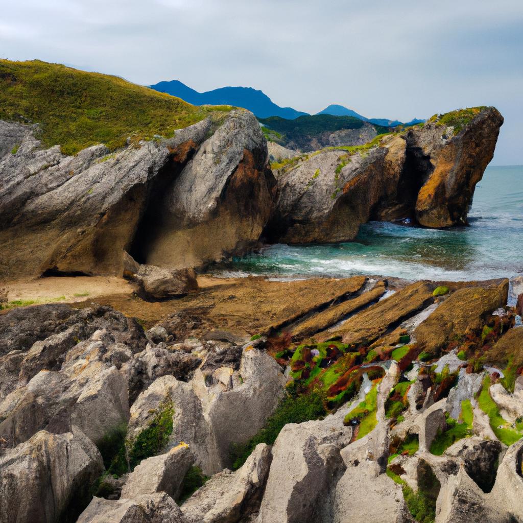 The natural pools and caves created by the geology of Playa de Gulpiyuri are a sight to behold.