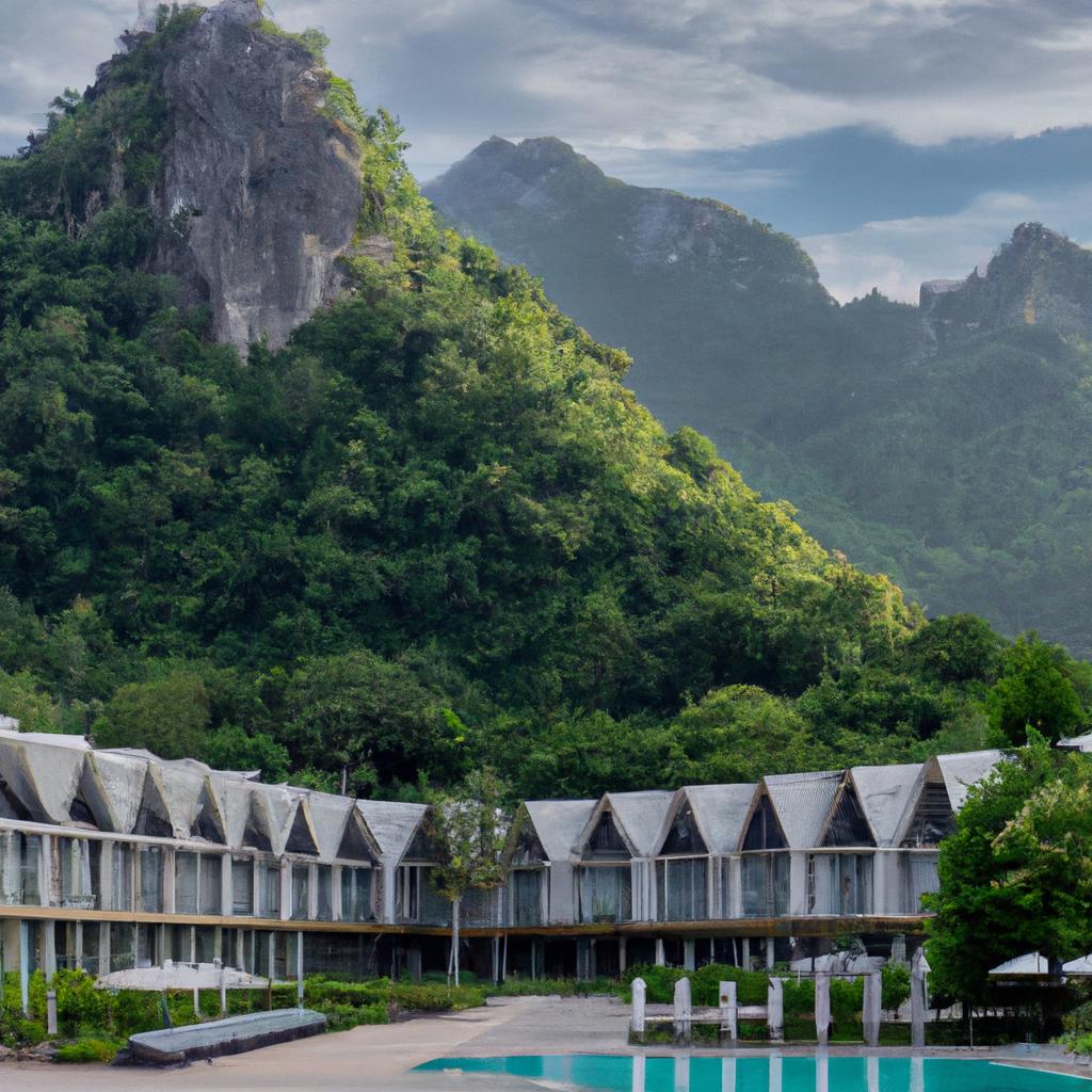 Escape to this stunning hotel and enjoy a swim in the world's largest pool surrounded by breathtaking mountain views.