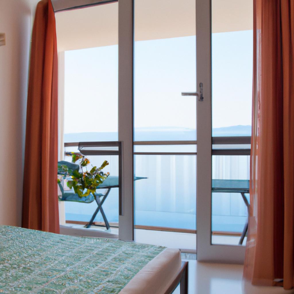 Wake up to stunning views of the sunrise over the sea from the comfort of your own balcony at Sun Cruise Hotel South Korea