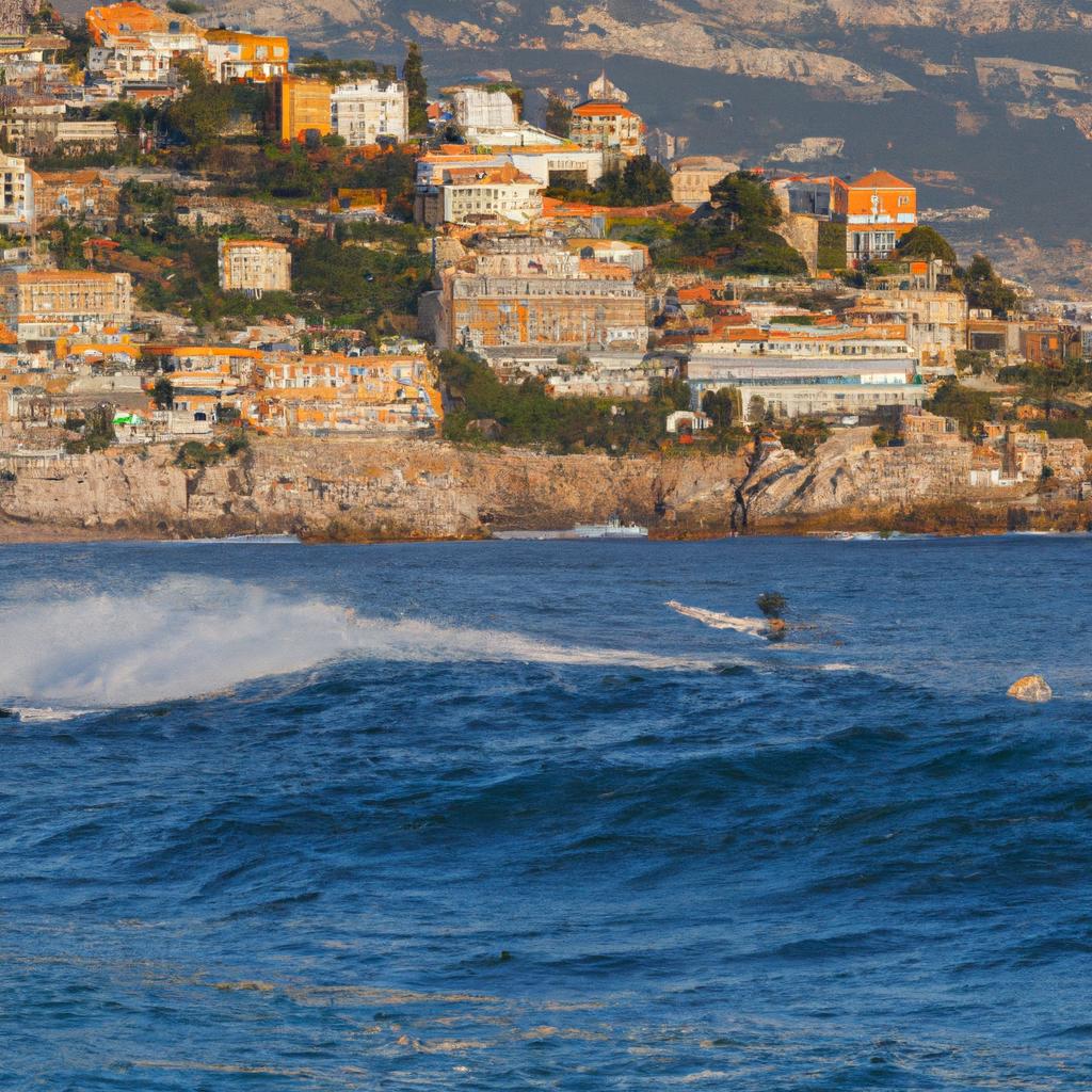 Surfing at Roquebrune-Cap-Martin