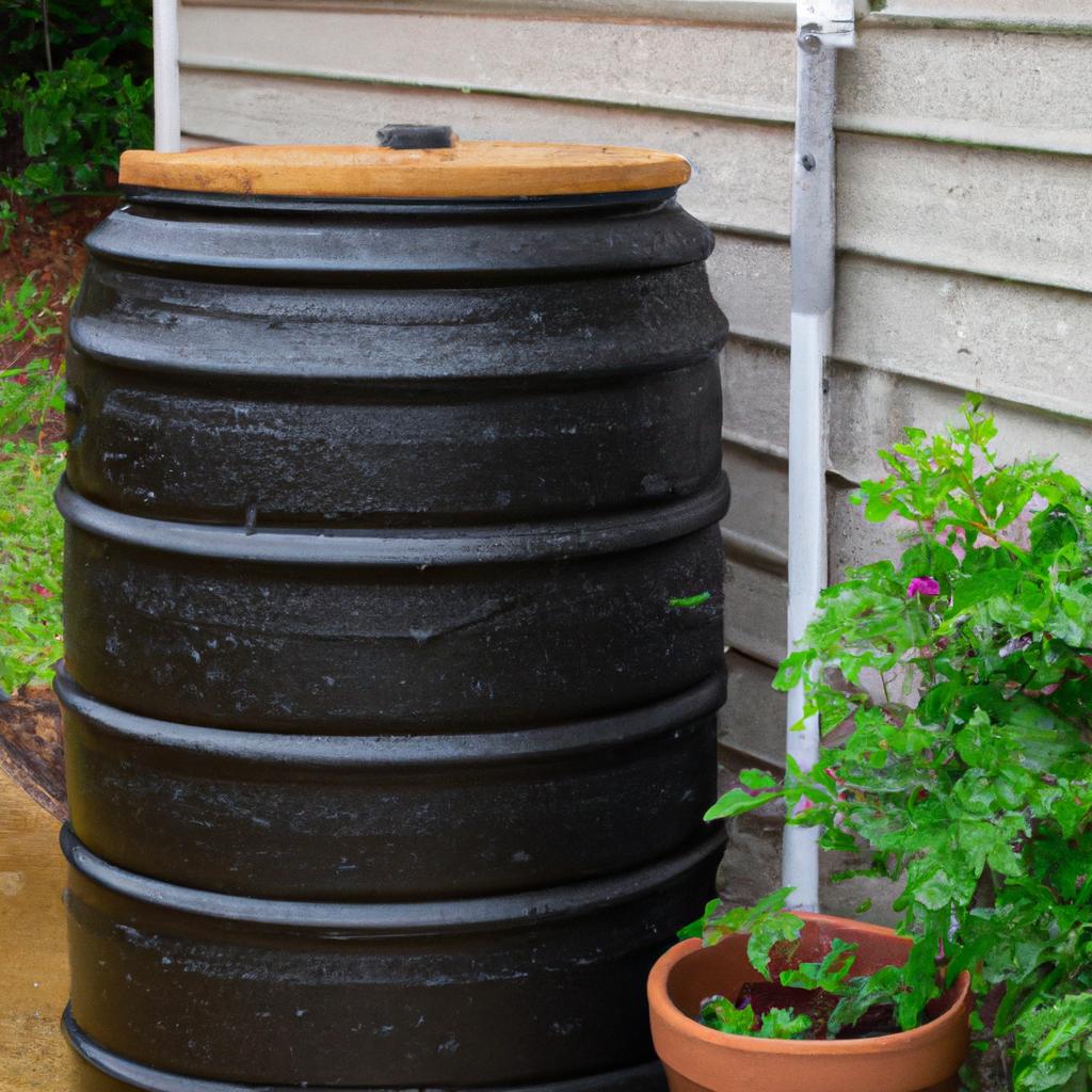 Rainwater harvesting for sustainable watering practices in gardening