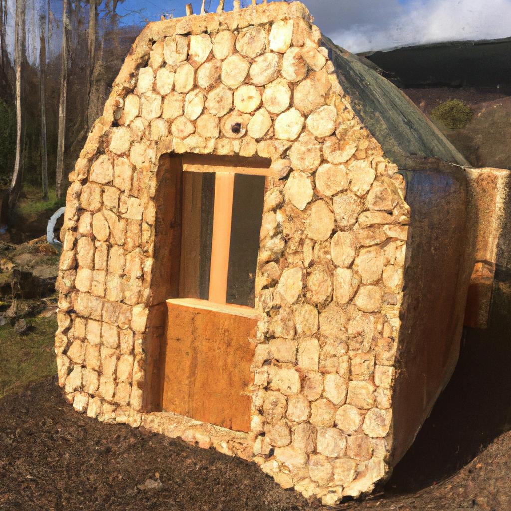 Eco-friendly materials used to build a wee hoose