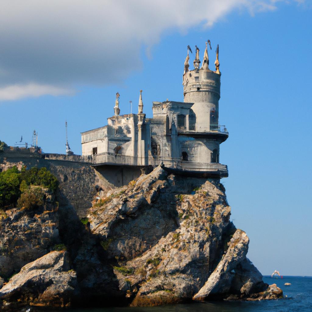 The Swallow's Nest Castle is a popular spot for boat tours on the Black Sea coast