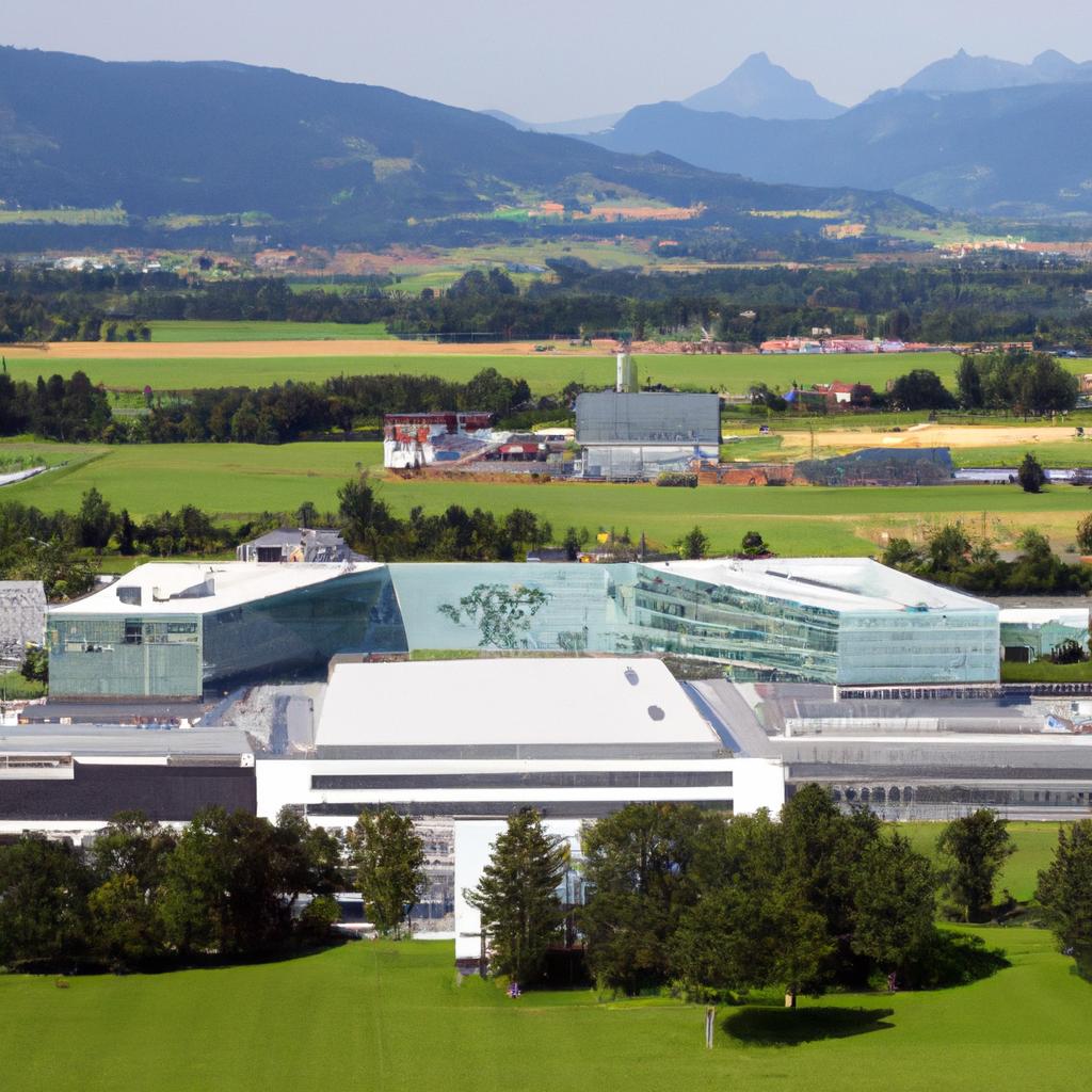 Swarovski's headquarters in Austria is a testament to the brand's success and innovation.