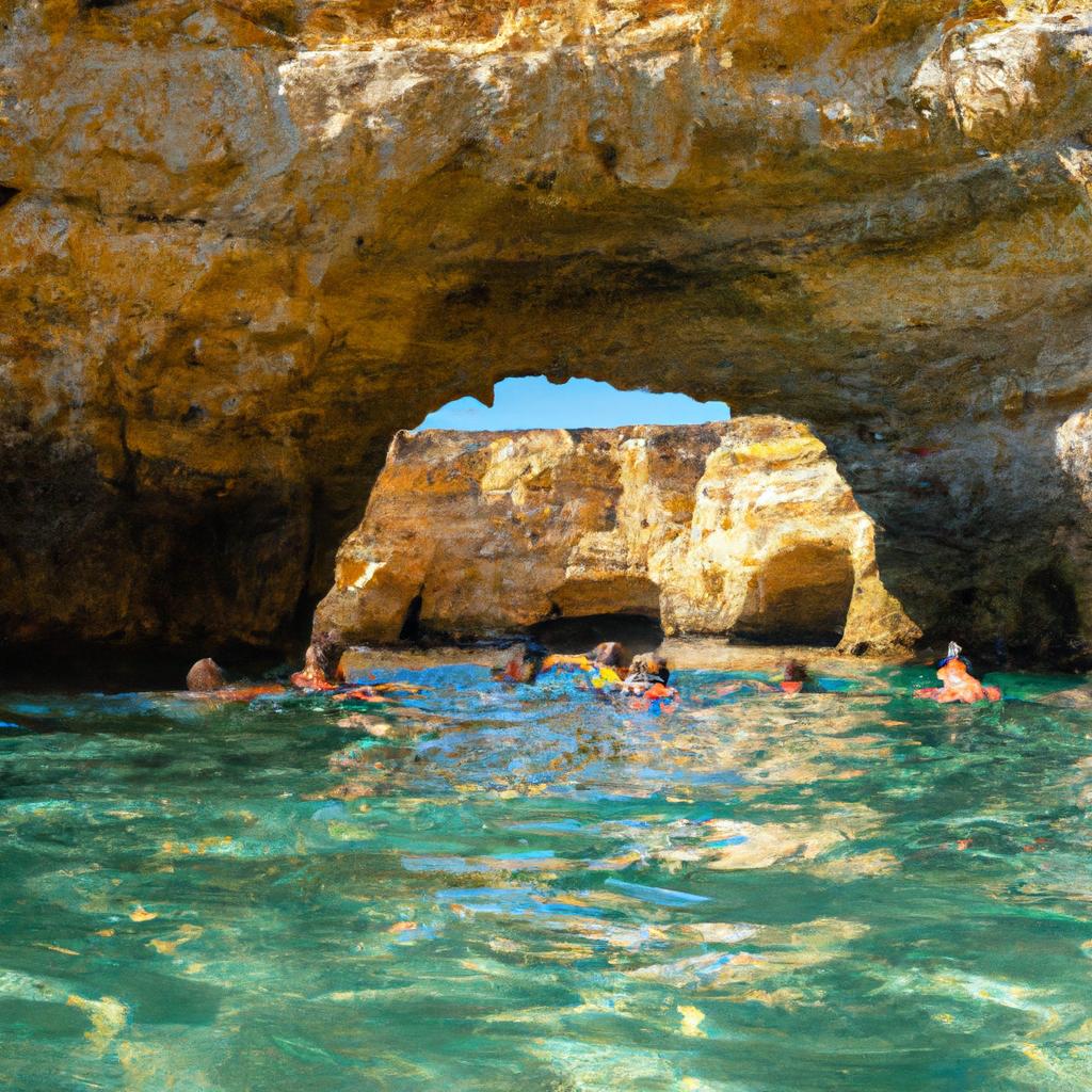 Swimming in the crystal-clear waters of Portugal's sea caves is a must-do activity.