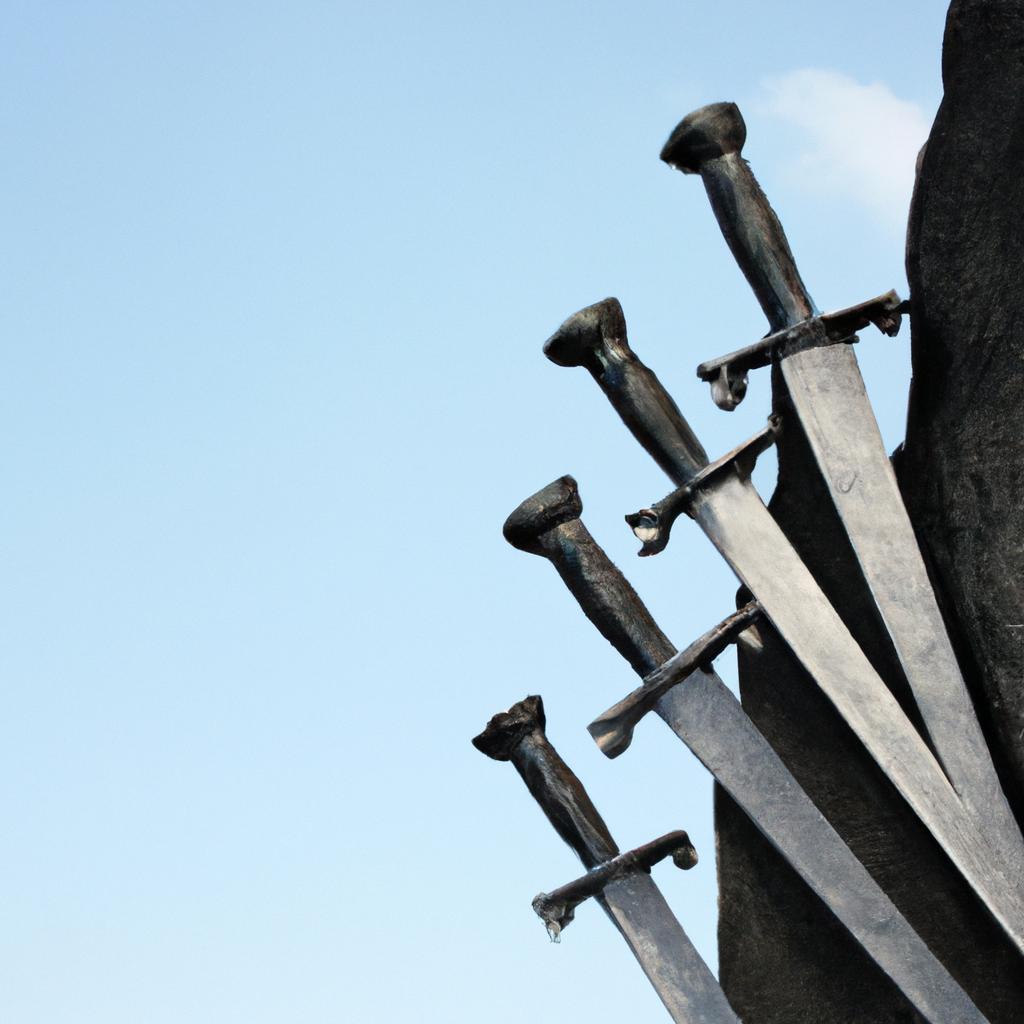 The Swords in Rock Monument, a symbol of strength and power throughout history