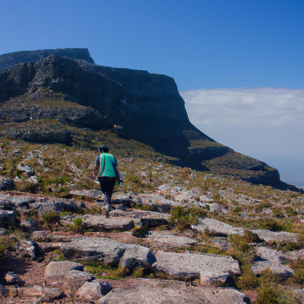Hiking to the top of Table Mountain: A challenging adventure with rewarding views