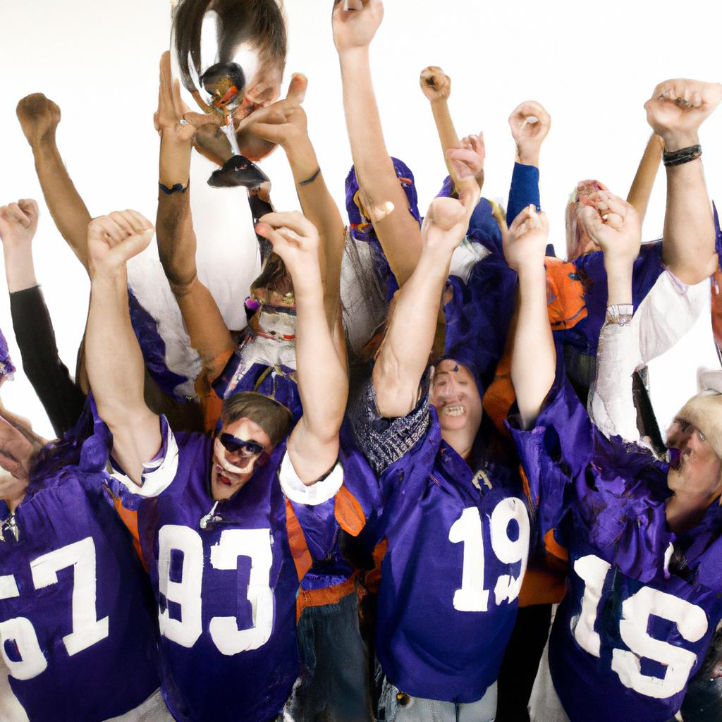 A team celebrating after winning a memorable Super Bowl