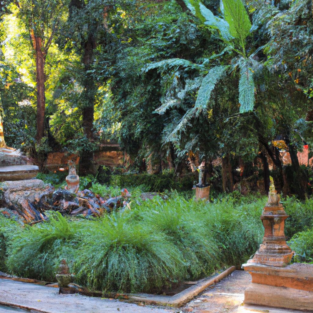 The peaceful ambiance of Chiang Mai's temple gardens offers a moment of calm amidst the city's chaos