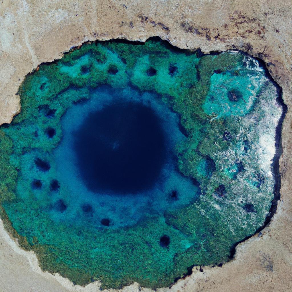 The Great Blue Hole Location
