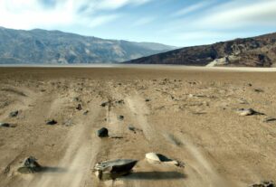 Time-lapse Death Valley Moving Rocks