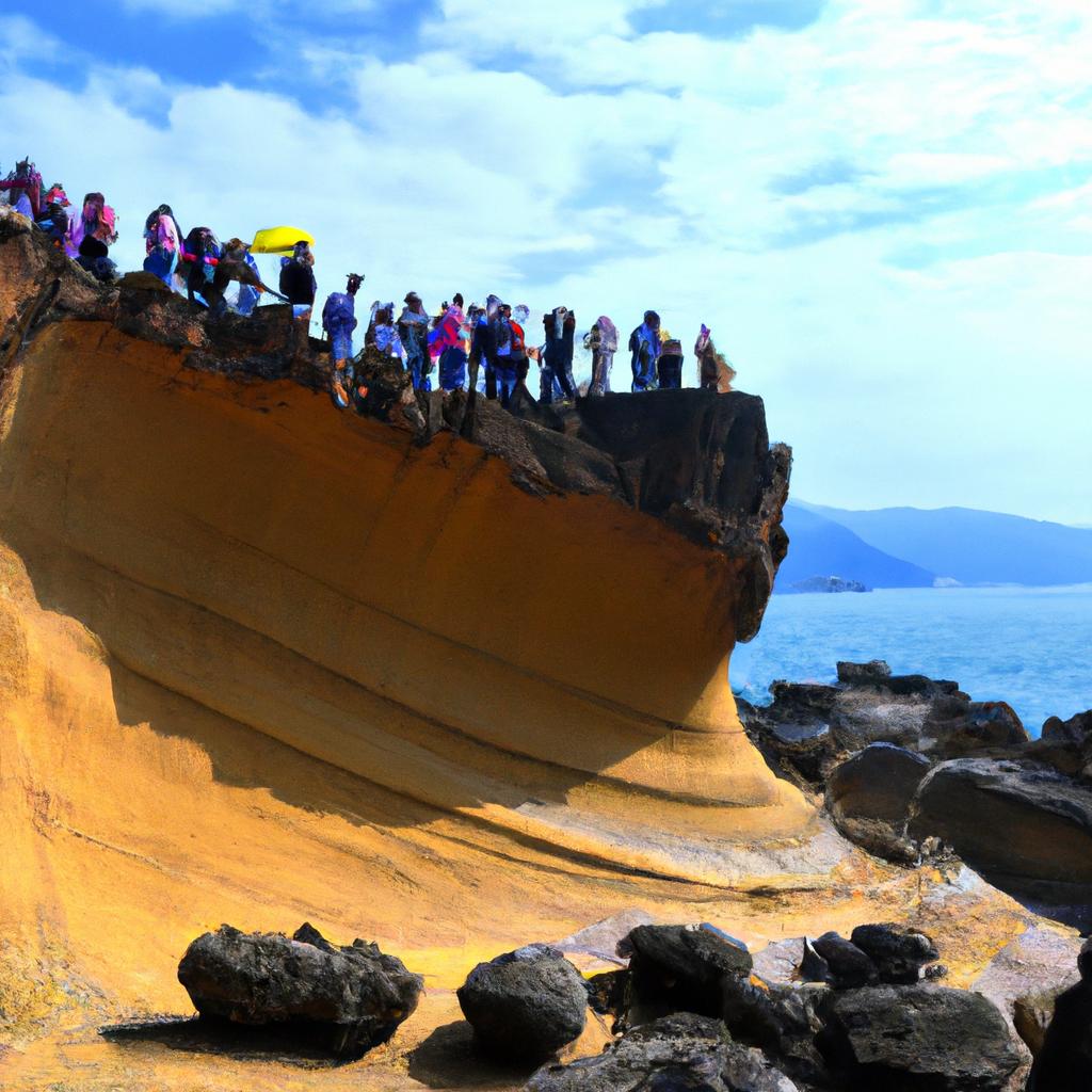 Tourists from all over the world gather at Yehliu Geopark to marvel at its one-of-a-kind geological formations.