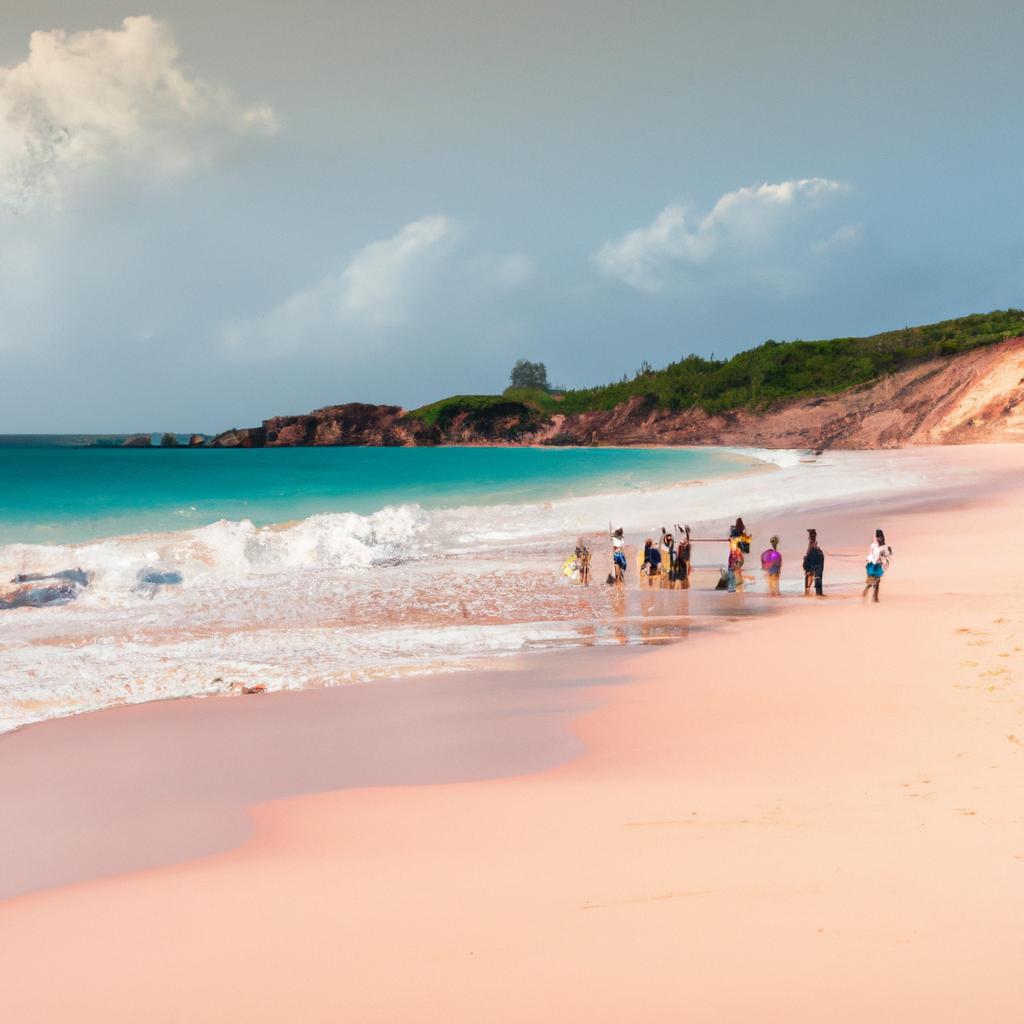 Enjoy the perfect blend of relaxation and adventure on Australia's pink sand beaches