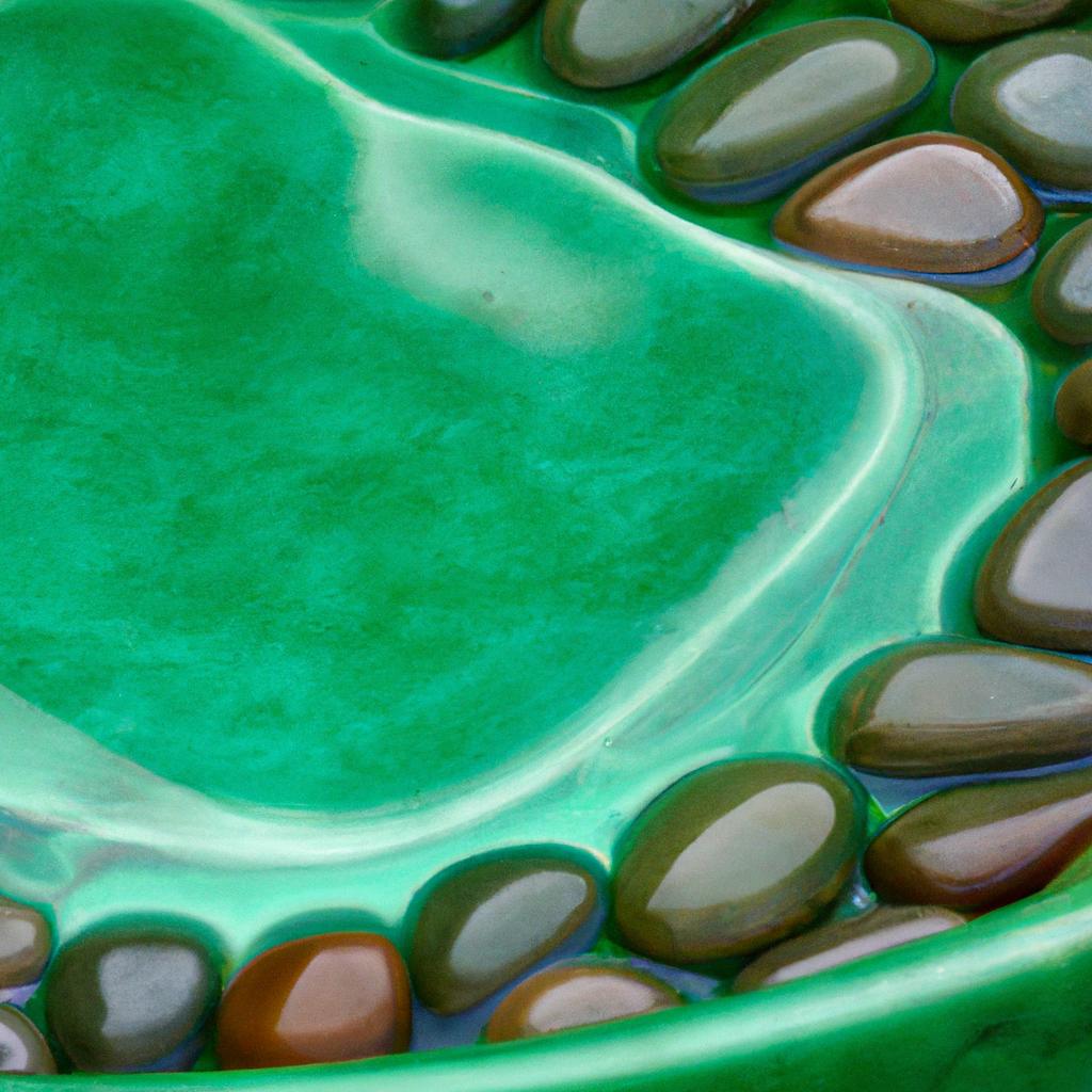 Experience the healing power of jade stones with a traditional jade pool.
