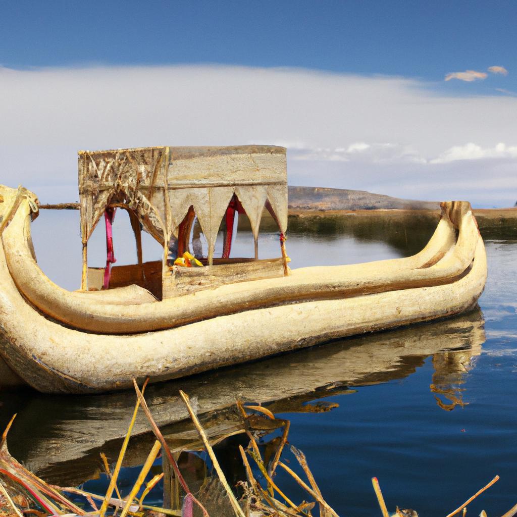 Experience traditional transportation on Lake Titicaca with a ride on a reed boat